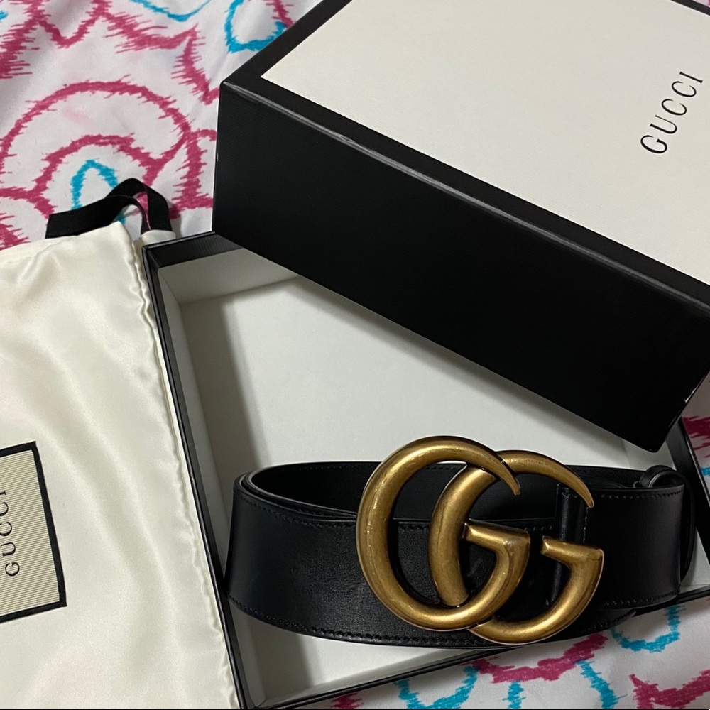 GUCCI DOUBLE G BUCKLE BELT